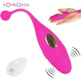 Wireless Remote Control Vibrating Bullet Eggs Vibrator Sex Toy for Woman Rechargable Clitoris Stimulator Vaginal Balls Vibrator 240130