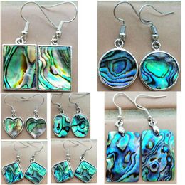 Dangle Earrings Zealand Abalone Shell Beads Earring 1Pair WFH1151