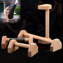 30CM50CM Wooden Push Ups Stand Portable Home Gym Pushup Bars Fitness Equipments for Pectoral Muscle Training Handstand Exercise 240127