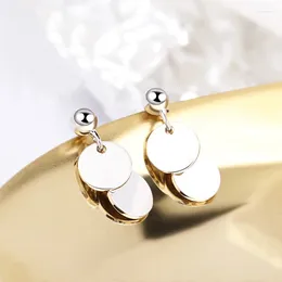 Dangle Earrings MENGYI Kpop Trend Irregular Hanging For Women's Dainty Round Unusual 9 2 5 Drop Outer Banks Party Jewellery