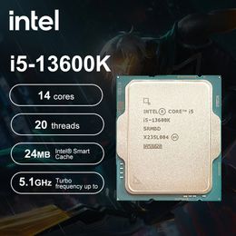 Intel Core i513600K i5 13600K 35 GHz 14Core 20Thread CPU Processor 10NM L324M 125W LGA 1700 Gaming processador 240126