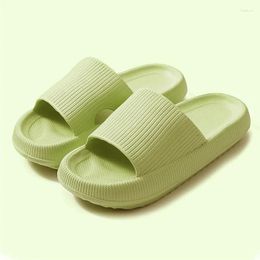 Slippers Top Quality Thick Men's & Women's EVA Soft Sole Casual Home Light Sandals Bathroom Anti-Slip Flip-Flops