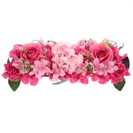 Decorative Flowers Simulated Flower Arrangement Wedding Decorations Fake Rose Artificial Valentine's Day Silk Banquet