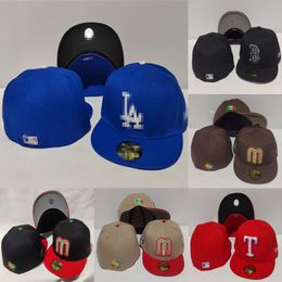 Unisex Ready Stock Fitted Caps Letter Hip Hop Strapback Closed For Men Women Full Sports Closed Mesh cap size 7-8