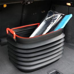 Car Organizer Garbage Can Foldable Auto Trash For Multifunction DM-15