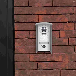 Doorbells Rainproof Access Cover Front Door Splash-proof Doorbell Universal Stainless Steel Wireless Weatherproof Protector