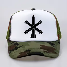 Ball Caps Missile Forces And Artillery Fashion Baseball Cap Men/Women Print Letter Hats Summer Mesh Net Trucker Dad Hat