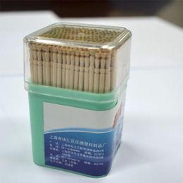 wooden toothpicks natural wood disposable tooth picks round head not too sharp 240127
