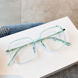 Sunglasses Frames Fashion Style Eye Glasses For Men Blue Light Blocking Square Shape Woman Korean