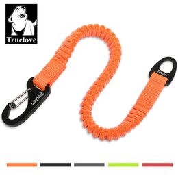 Truelove Short Bungee Dog Nylon Leash Rope For dog collar Extension Retractable For All Breed Training Running walking TLL2971 240125