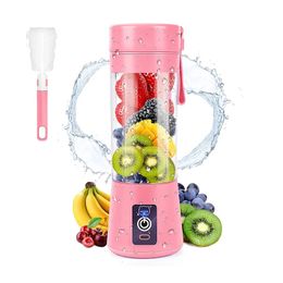 Design Mini Portable Juicers Electric Mixer Fruit Smoothie Blender for Kitchen Automatic Fresh Squeezer 240124