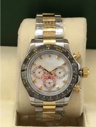 Newest Men's sports mechanical watch, bracelet, automatic movement, sapphire glass, diameter 40mm, window calendar, fashion business choice