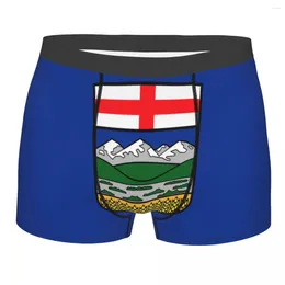 Underpants Boxer Men Underwear Male Panties Flag Of Alberta Shorts Comfortable Homme