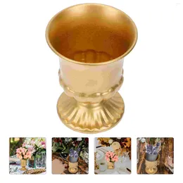 Vases Wrought Iron Vase Decorative European Style Household Cup Home Accessory Flower Po Prop
