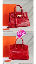 AABirdking Designer Totes Bag Mackendalen Alligator Pattern Head Covering Cow Leather Bag for Women A8R4