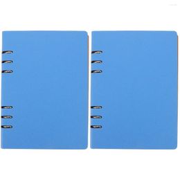 2pcs Journal Loose Leaf Notepad Diary Writing For Office