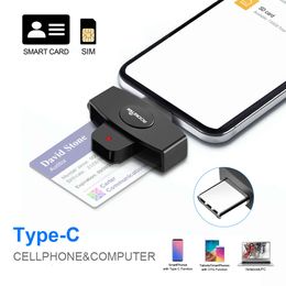 Smart CAC Type-c Bank Tax Reporting SIM Card/ic ID Card Reader