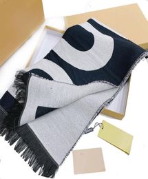 Thick Warm Winter Scarf Design Print Women Cashmere Pashmina Shawl Lady Wrap Tassel Scarves Knitted Men Foulard Blanket 170x30cm g2115942