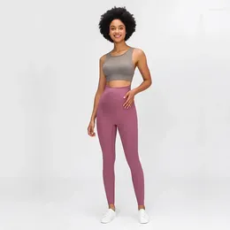 Active Pants LO Nude Feel Suitable For Stretching High Fanny Pack Yoga Fashion Leggings Women Pregnant Women's