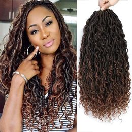 River Locs Synthetic Crochet Braids Hair Goddess Faux Locs Braiding Hair Passion Twist Dreadlocks Hair For Black Woman 240119