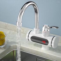 Kitchen Faucets Electric Cold Heating Faucet Waterproof Tankless Instantaneous Water Heater Temperature Digital Display For
