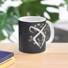 Mugs Angelic Rune Coffee Mug Ceramic Cup Large Glasses Tea And Cups