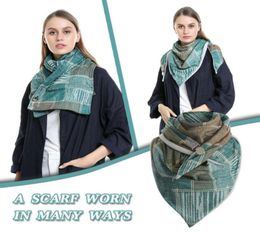 40Winter Women Printing Button Soft Wrap Printing Button Soft Wrap Casual Warm Scarves Shawls Bib Warm Scarves Shawls Scarf7925370