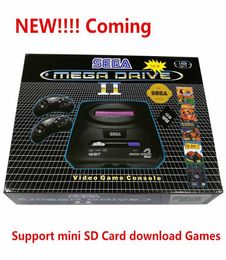 For SEGA PAL version Game console bulit in 9 games Support Mini SD Card 8GB download Games cartridge MD2 TV Video Console 16bit5980274