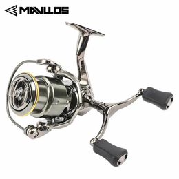 Mavllos BLAST Shallow Spool Spinning Reel Double Handle Ratio 5.2 1 Brake Force 12kg Left Right Hand Saltwater Fishing Reel 240125