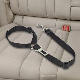 Dog Collars Pet Seat Belt Adjustable Car Seatbelt With Clip Dogs Harness Collar Universal Outdoor Strap For