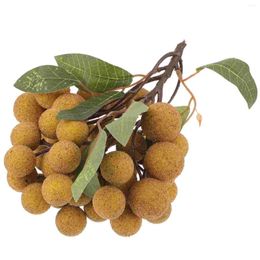 Party Decoration Green Plants Longan Tree Tropical Style Fruit Shooting Props Models Plastic Ornament Blueberry Imitation Artificial
