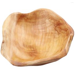 Dinnerware Sets Root Carved Solid Wood Fruit Plate Wooden Dish Trays Creative Bowls Home Small Carving Coffee Table