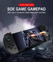 Portable Game Players 2in1 Wireless Bluetooth 40 Gamepad Stretchable Controller For TypeC Android 3565 Inch Mobile Phone PUBG1146966