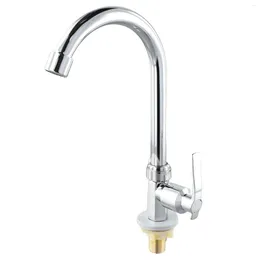 Kitchen Faucets 1pc Ziny Alloy Single Cold Water Faucet With Energy-saving Bubbler Water-saving Replacement Bathroom Supplies