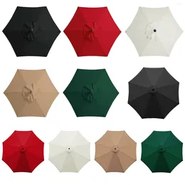 Tents And Shelters 6/8 Patio Umbrellas Cloth Polyester Replacement Garden Fabric Waterproof Detachable Washable Umbrella Accessories