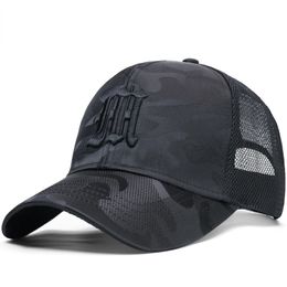 Big Head Man Large Size Mesh Baseball Hats Male Outdoors Plus Size Sport Caps Dad Oversize Trucker Cap 5560cm 6066cm 240127