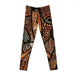 Active Pants African Tribal Design Leggings Training Sweatpants Flared Womens
