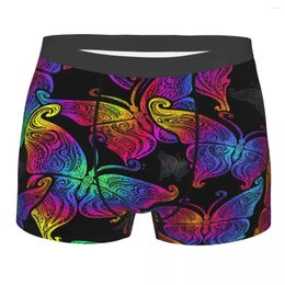 Underpants Men's Panties Boxers Underwear Boho Butterflies Sexy Male Shorts