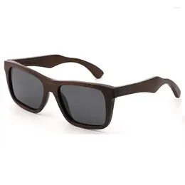 Sunglasses BerWer Brand Arrived Natural Wood Polarised Bamboo Sunglass Women Support Drop