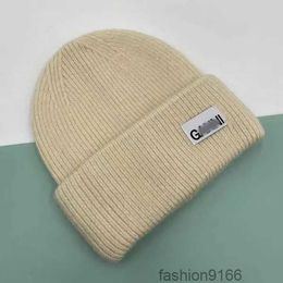 New minimalist design brimless hat rabbit hair knitted hat winter warmth ear protection wool hat 3RPTK