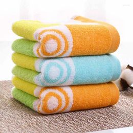 Towel 25 50cm Cotton Cartoon Circle Thick For Kids Adults Printed Soft Sports Beauty Face Hair Hand Home Serviette Recznik