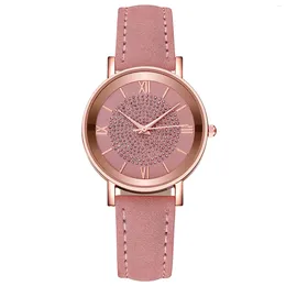 Wristwatches Women Digital Quartz Watch Luxury Temperament Ladies Belt Analog Easy To Read Arabic Candy Color Clock