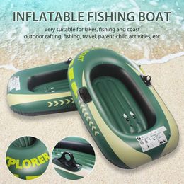 Rubber Boat Thick Wearresistant Double Inflatable 1 Person Kayak Fishing Extra Hovercraft 240127