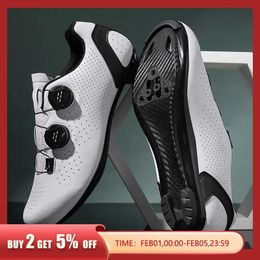 MTB Cycling Shoes Men Sports Dirt Road Bike Shoes Flat Speed Cycling Sneakers Flats Mountain Bicycle Footwear SPD Cleats Shoes 240202