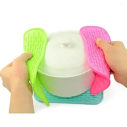 Table Mats Modern Pot Holder Pad Reusable Anti-skid Insulation Bright Colour Useful Cup For Home Use