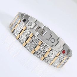 Strand Gift Bracelet Stainless Steel Accessories Wholesale Magnet Pure Titanium Europe America Good For Health