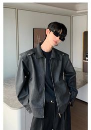 Men's Jackets Io0465 Fashion Coats & 2024 Runway Luxury European Design Party Style Clothing