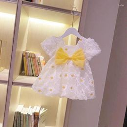 Dog Apparel Daisy Suspender Skirt Pet Clothes Sweet Dress Clothing Dogs Super Small Cute Chihuahua Print Summer Yollow Girl Mascotas