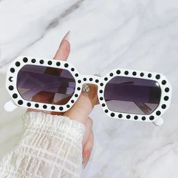 Sunglasses Inlaid Diamond Small Frame Trend Fashion Ladies Retro Street Beat Candy Colour Ins Glasses