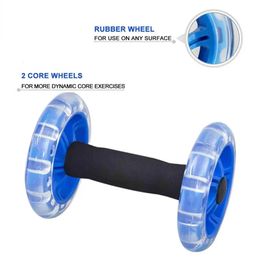 Muscle Trainer Fitness Exercise Roller Wheel 2Pcs Home Gym Abdominal Equipment 240127